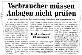 Neu Wulmstorf Wasserdruck Wird Erst 2019 Erhoht Neu Wulmstorf