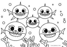 Sing, dance and color wonderful baby shark coloring pages, pinkfong and other characters. Free Printable Baby Shark Coloring Pages For Kids