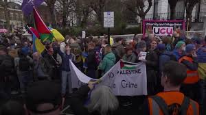 Protesters say ‘don’t betray Ukraine’ as thousands march