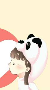 Couple Ilustration Panda And Bear Ilustrasi Karakter Kartun Animasi