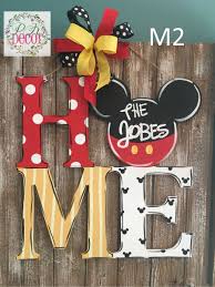 Pk Decor Llc Door Hangers Monogram Decor Pk Decor Llc Disney Decor Disney Diy Crafts Disney Home Decor