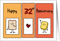 Get them a gift they wont forget. 32nd Wedding Anniversary Cards From Greeting Card Universe