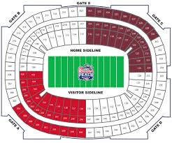 Curious Georgia Dome Seating Chart College Football Ga Dome