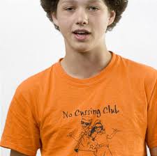 Teenager spreads the word: Cussing isn't cool