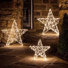 Outdoor Led Star Light Trio Outdoor Christmas Decorations Lights Outdoor Christmas Outdoor Christmas Lights