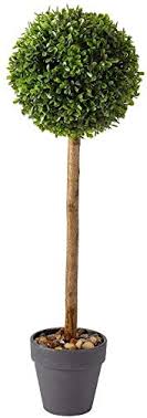 Dan heb je geluk, want hier zijn ze. Decorative Small Topiary Tree With Pebbled Pot Weather Resistant 40cm Buy Online In Angola At Angola Desertcart Com Productid 147618412