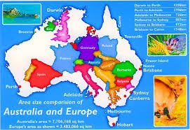 Gather all the stats about budget. How Far Away Is Australia And How Big Is Our Country