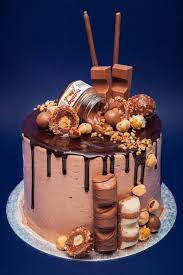 Drip Cake Nutella Idee Gateau Gateaux Aux Numeros Dessert