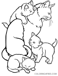 Nowadays, we advise printable coloring pages cats kittens for you, this post is related with kitty cat coloring pages. Kitten Cat Coloring Pages Kittens For Kids Printable Coloring Printable Coloring4free Coloring4free Com
