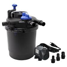 Pond pumps are sized by gallons per hour (gph) output at one foot of lift or discharge height. 1500 Liter Druckluft Bio Koi Fish Pond Filter Mit 13w Uv 1200gph Wasserpumpe Ebay