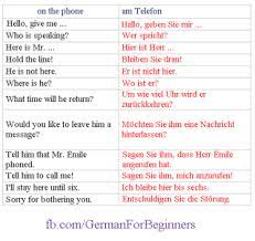 Am Telefon On The Phone Hello Give Me Hallo Geben Sie Mir Who Is Speaking Wer Spricht Her Learn German German Language German Language Learning