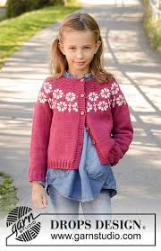Click to close image, click and drag to move. Daisy Delight Cardigan Drops Children 34 5 Free Knitting Patterns By Drops Design