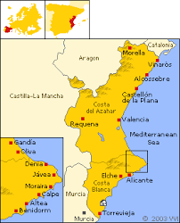 The coastline of spain is referred to as various costas, or coasts. Valencia Region Region Of Valencia Spain Travel Alicante