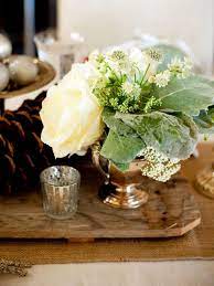 The acrylic finish of this set is a sleek touch, and the vessels can be reused as napkin rings. Country Kitchen Table Centerpieces Pictures From Hgtv Hgtv