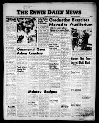 It is a full service bank offering personal and business checking, savings and lending products. The Ennis Daily News Ennis Tex Vol 65 No 131 Ed 1 Friday June 1 1956 The Portal To Texas History