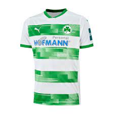 Bayern munich, borussia dortmund and the rest of the bundesliga teams will be turning out in fine style once again in 2021/22. Spvgg Greuther Furth Home Youth Jersey Puma White Bright Green Puma Spvgg Greuther Furth Puma