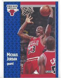 1991 Fleer Michael Jordan 29 Chicago Bulls Nba Basketball Card Michael Jordan Michael Basquetball