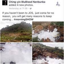 History of nigeria has a lot of dark pages. Snow Now Falling In Jos Checkout These Photos Naijaloaded