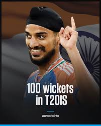 A century of wickets! Arshdeep Singh becomes the first Indian to reach this  landmark in T20Is 🎯💯