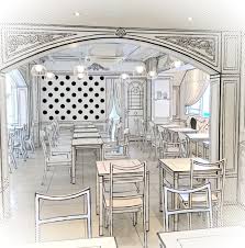Tokyo S Amazing 2d Cafe Looks Like An Illustration But It S An Actual Restaurant You Can E Cafe Interior Design Coffee Shops Interior Hospital Interior Design