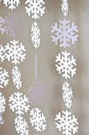 Frozen Snowflake Garland Large Frozen Snowflake Banner In Etsy Christmas Diy Christmas Decor Diy Snowflake Garland