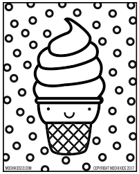 You can easily print or download them at your convenience. Kawaii Ice Cream Coloring Sheet Digital Download Mochi Kids Coloring Home