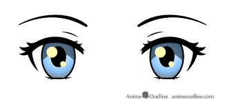 The others being red and green. How To Draw Female Anime Eyes Tutorial Animeoutline