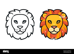 Lion portrait drawing hi-res stock photography and images - Alamy