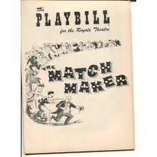 Ruth Gordon Eileen Herlie Loring Smith Arthur Hill The Matchmaker1956  Playbill