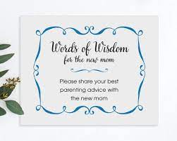 This Item Is Unavailable Etsy Baby Shower Advice Baby Shower Suggestions Words Of Wisdom