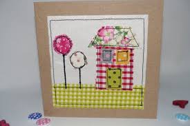 It is one of the easiest software to create greeting cards. Handmade Greeting Card Fabric Card Blank Card New Home Card First Home Card Moving Home Card Machine Embroidered Card Fabric Cards Greeting Cards Handmade Card Making Crafts