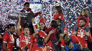 Chile's sanchez celebrates after secoring the winning penalty shootout goal with teammates isla and henrique against argentina. Argentina Vs Chile Tv Channel Live Stream Team News Preview Goal Com