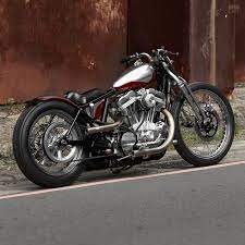 Harley Davidson Xl883 Sportster Bobber By 2loud Custom Sportster Bobber Bobber Bobber Motorcycle