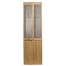 If the pantry is a separate room or nook, you can use traditional double barn doors. Bifold Frosted Glass Doors Wayfair