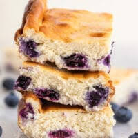 The process for making the fudge is pretty easy and doesn't take too long. Low Carb Blueberry Cheesecake Bars