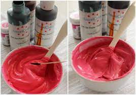 If you are going to use the whole batch for pink icing, add the food coloring directly to your bowl. How To Make Deep Pink Magenta And Fuchsia Icing Icing Frosting Colors Icing Colors