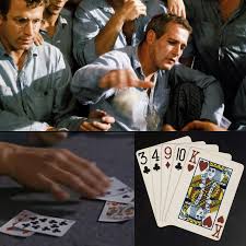 In Cool Hand Luke (1967) Paul Newman's character reveals the king of hearts  in his hand. In poker, this is known as a “suicide king”. Explanation in  comments. : r/MovieDetails