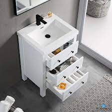 You're a shopper on a mission and you know exactly what you want when it comes to modern and contemporary design in your home. Blossom Vanity York 24 Inch Color Matte White Bathroom Cabinet