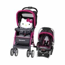 Car Seat Stroller Combo Hello Kitty Car Travel System Baby Trend Infant Girls Hello Kitty Baby Baby Doll Strollers Baby Trend