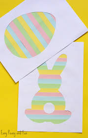 Print out the file on white a4 or letter size cardstock. Printable Easter Silhouette Craft Easter Bunny Template Easy Peasy And Fun