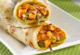 Panner Tikka Roll Is A Most Famous Indian Street Food Indian Cottage Cheese And Tasty Veggies Are Marinated In Indian Food Recipes Indian Street Food Recipes