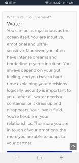 Answer the stuff and you will get your soul element. What Is Your Soul Element