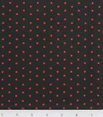 Black And White Polka Dot Fabric Joann Holiday Showcase Halloween Cotton Fabric Orange Dots Fabric For Sew Halloween Fabric Printing On Fabric Fabric
