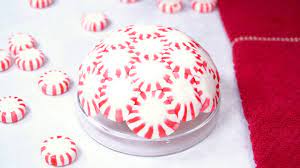 I Created These Oh So Adorable Diy Peppermint Candy Bowls Made From You Guessed It Peppermint Christmas Candy Gifts Peppermint Candy Bowl Diy Christmas Candy