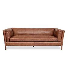 Lexington velvet sofa (blush pink) Buy Edloe Finch Finley Sofa Mid Century Modern Couch Top Grain Brazilian Leather Cognac Brown Online In Turkey B074cgmmt8