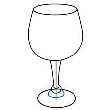 How to draw a wine glass step by step. How To Draw A Wine Glass Really Easy Drawing Tutorial