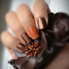 30 Cute Autumn Nail Designs You Ll Want To Try Thanksgiving Nail Designs Thanksgiving Nails Nails