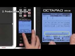 Octapad Spd 30 Phrase Loop Tutorial Part 1 Youtube