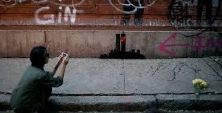 Art connoisseurs could only watch in horror as an expensive piece was shredded before their eyes. Racing To See Banksy Graffiti While It Can Still Be Seen The New York Times