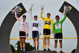 All stage maps, profiles and timetables are now posted, see right. Les Maillots Distinctifs Du Tour De France 2017 Brguil Froome Matthews